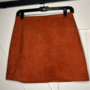 Pink lily short skirt